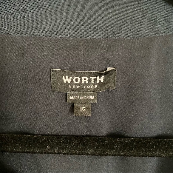 Worth Navy Raffia and Doubleface Jacket - Picture 6 of 9